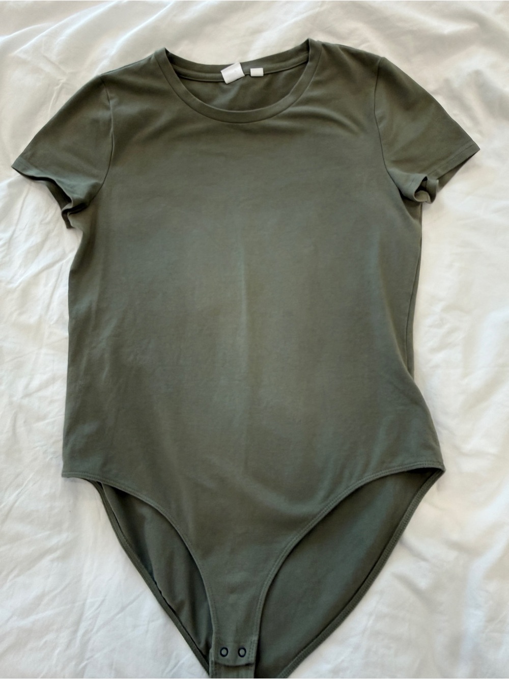 GAP Olive Green Crewneck Bodysuit
